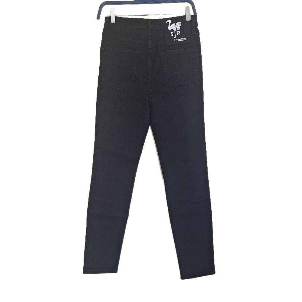 SANDRINE ROSE Free People Black High Rise Denim Casual Denim Jeans Pants Size 28 - Picture 5 of 8